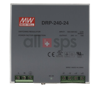 MEAN WELL POWER SUPPLY - DRP-240-24