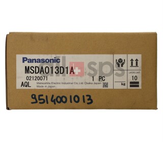 PANASONIC MATSUSHITA AC SERVO DRIVER - MSDA013D1A NEU (NO)