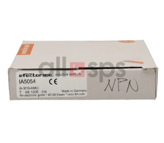 IFM INDUKTIVE SENSOR, IA5054 - IA-3010-ANKG