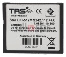 TRS STAR COMPACTFLASH, 512MB - CFI-512MS242.112.44X