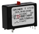 GRUNER RELAIS GEPOLT BISTABIL 12VDC 20A, 707L-R1R-H100