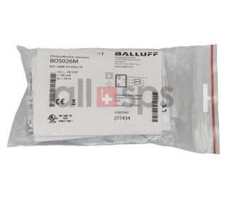 BALLUFF EINWEGLICHTSCHRANKE, BOS026M - BOS 18MR-PA-RE20-S4