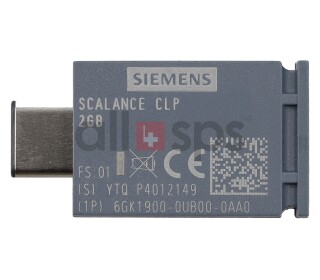 SIEMENS SCALANCE CLP 2GB REMOVABLE DATA STORAGE - 6GK1900-0UB00-0AA0