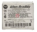 ALLEN BRADLEY AUXILIARY CONTACT - 100-FA02