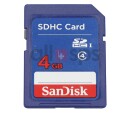 SANDISK COMPACTFLASH 4GB - SDHC