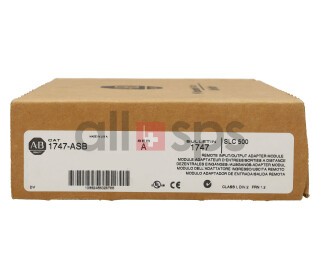 ALLEN BRADLEY SLC 500 REMOTE I/O ADAPTER - 1746-ASB