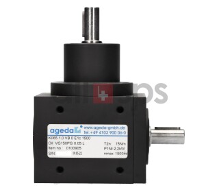 AGEDA KEGELRADGETRIEBE K065 1.0 VB 0 E1C 1500 - 0100905