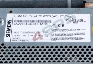 SIMATIC PANEL PC 677B, CELERON M440/1,86 GHZ, 17 TOUCH, 6AV7874-0BB10-1AC0