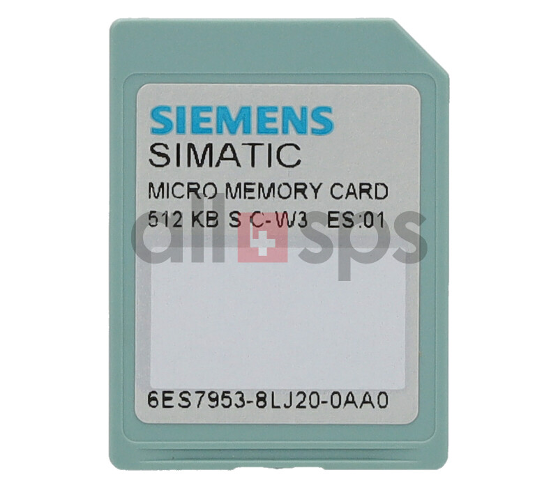 SIMATIC S7 MICRO MEMORY CARD, 6ES7953-8LJ20-0AA0